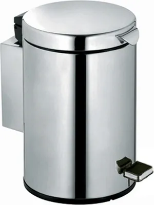 Image de Keuco Plan Collecteur de déchets hygiéniques aluminium anodisé argent - 14977170000
