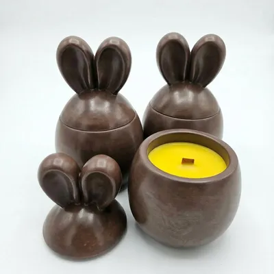 Immagine prodotto di Candela Profumata Cioccolato Granella - Marrone KP39819