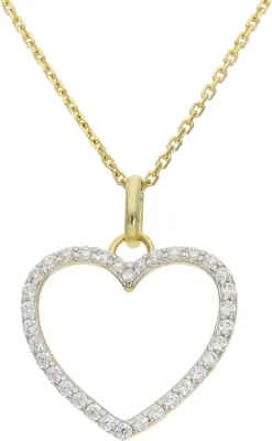 Produktbild von Herzanhänger 333 Gold Zirkonia JL16-02-0815 JuwelmaLux
