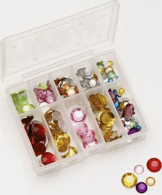 Produktbild von 135 Kristall Klebeaugen für Wobbler Blinker Spinner