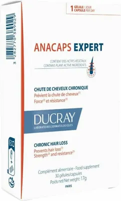 Obrázok produktu pre Ducray Anacaps Expert - Vivov doplnok, 30 kapsl