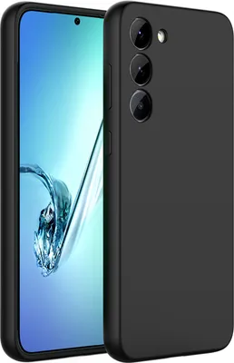 Produktbild von Silikon Schutzhülle kompatibel Für Samsung Galaxy S23 Plus Schwarz