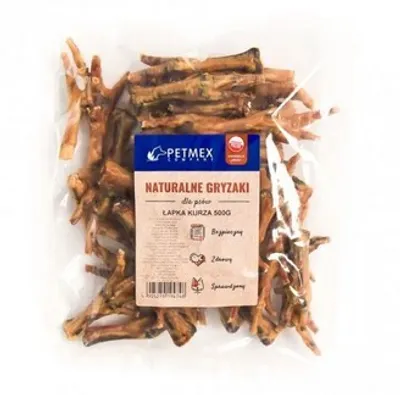 Obrázek produktu pro Petmex kuřecí tlapka pro psy 500G
