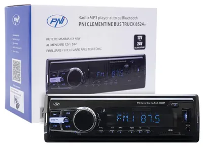 Produktbild von PNI 8524BT Autoradio, Mechaless, MP3-Wiedergabe, Front-AUX, Bluetooth