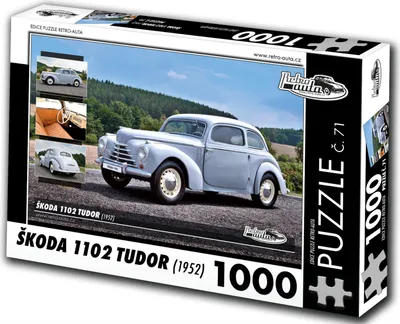 Obrázek produktu pro Puzzle č. 71 - ŠKODA 1102 TUDOR (1952) 1000 dílků