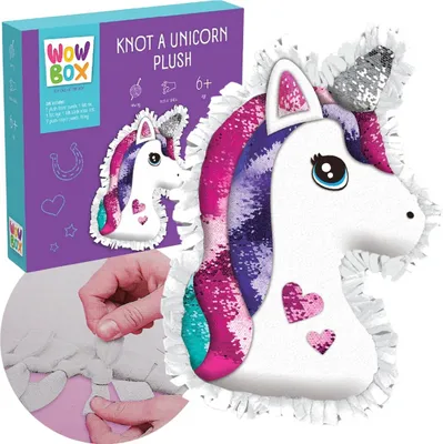 Obrázek produktu pro Wow Box Jednorožec Kreativní sada Polštář s flitry DIY