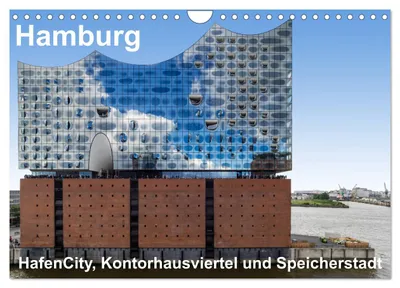 Produktbild von Hamburg. HafenCity, Kontorhausviertel und Speicherstadt. (Wandkalender 2027 DIN A4 quer), CALVENDO Monatskalender