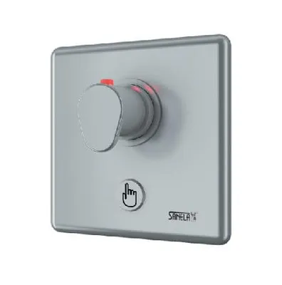 Obrázek produktu pro Sanela Senzorové sprchy - Ovládání sprch piezo tlačítkem s termostatickým ventilem pro teplou a studenou vodu, chrom SLS 02PT