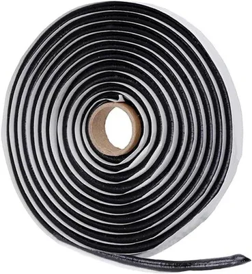 Immagine prodotto di Nastro sigillante in butile - Impermeabile - Per chiudere e sigillare - 6 mm x 6 m - Nero