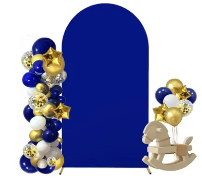 Produktbild von Cosmo Celebrations® Bogen Hintergrund Abdeckung (Königsblau, 1.2 × 2.2m)
