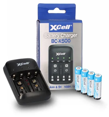 Obrázek produktu pro Nabíječka BC-X500 pro NiMH baterie + 4x AA (Mignon) 1,2V 2900mAh