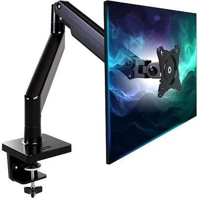 Zdjęcie produktu dla Uchwyt biurkowy na monitor 24 40 cali sprężyna gazowa ergonomiczny