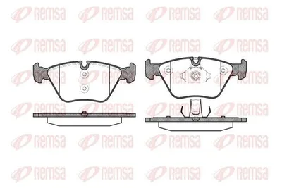 Produktbild von REMSA Bremsbeläge Satz Vorne Bremsklötze für BMW 3 Limousine (E46) 0963.00
