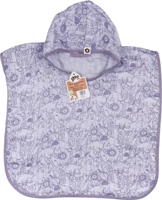 Produktbild von XKKO BMB Bambusponcho Safari – Lavender Aura Größe 2