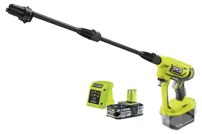 Immagine prodotto di RYOBI - 18V 22 bar 182 L high pressure gun - 3-in-1 nozzle - 1 lithium battery + 18V 2.5 Ah and 1 charger 1.5 A - RY18PW22A-125