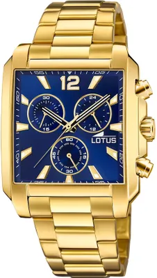 Produktbild von Lotus Herren Uhr Classic Elegant Edelstahl Armbanduhr gold UL18853/2