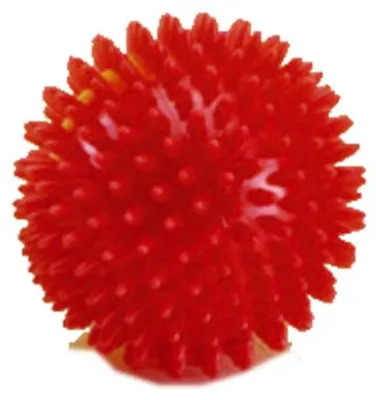 Produktbild von Weplay KT3306 Massageball Igelball Noppenball, rot 9cm, rot