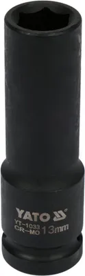 Produktbild von Yato YT-1033, Schwarz, 1 Kopf/Köpfe, 1/2", Metrisch, 13 mm, Verchromtes Molybdän