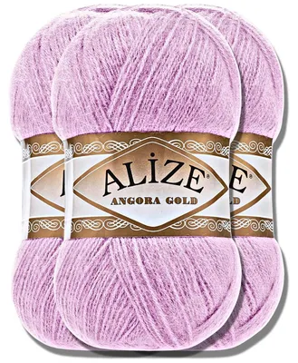 Produktbild von Alize 3x 100g Angora Gold Wolle, Uni, Häkeln, Stricken (27)