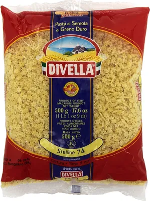 Produktbild von 5x Pasta Divella 100% Italienisch N° 74 Stelline 500 g