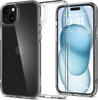 Obrázek produktu pro Spigen Ultra Hybrid, Obal, Apple, iPhone 16, 15,5 cm (6.1"), Průhledná