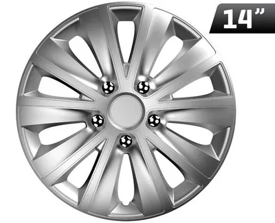 Obrázek produktu pro Kryty kol Rapide NC stříbrné 14", 4 ks