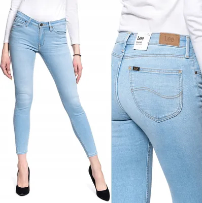 Produktbild von LEE, Damen Jeanshose, Skinny fit, SCARLETT, W28 L33, Blau, Jeans, baggyjeans, buggy