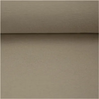 Bündchenstoff Schlauchware 50(100)cm extrabreit Meterware ab 25cm Jersey Oeko-Tex beige