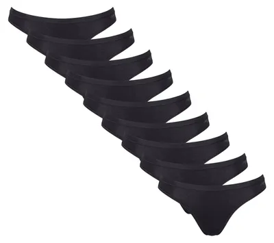 Produktbild von sloggi Damen Minislip 9-Pack GO Daily Baumwolle Mini - BLACK - Größe XL