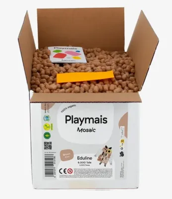 Produktbild von PlayMais Bastel Kreativität Eduline Mosaic Refill 6000 braun brown ab 3 Jahren