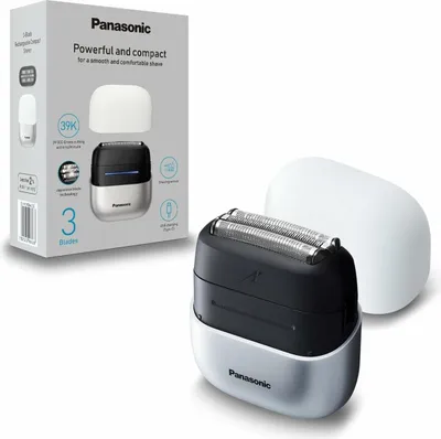 Produktbild von Panasonic ES-CM3BKS503, Folienschaber, Schwarz, Silber, Edelstahl, Ladend, Akku, Lithium-Ion (Li-Ion)
