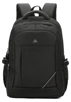 Produktbild von Aoking Unisex Rucksack, schwarz, mit Reißverschluss und multifunktionalen Fächern, 36x20x48 cm