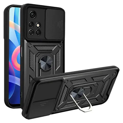 Produktbild von Techsuit CamShield Series Hülle für Xiaomi Redmi 10 2021 / Redmi 10 2022 – schwarz