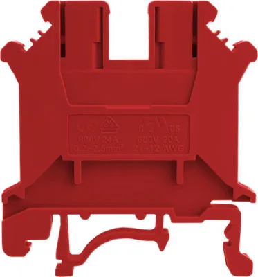 Produktbild von Reihenklemme 6mm2 Schraubklemme Rot VDE UL