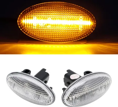Obrázek produktu pro 2x LED boční blinkry ve stříbrné barvě pro Citroen Berlingo C1 C2 C3 C4 C5 C6