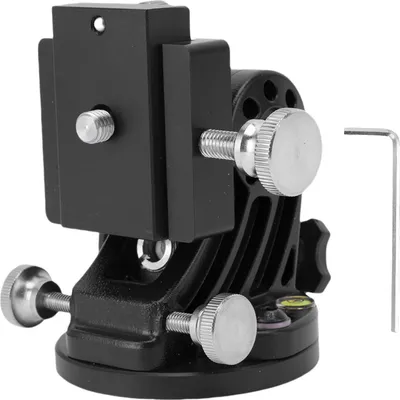 Productafbeelding van Breedtegraden-aanpassingsbasis, geschikt voor Skywatcher astronomische telescopen, 3/8 inch, 0–90 graden, verstelbare equatoriale instrumenthouder, compleet