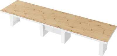 Produktbild von Design Esstisch Tisch HLA-111 Hochglanz XXL ausziehbar 160 bis 400 cm