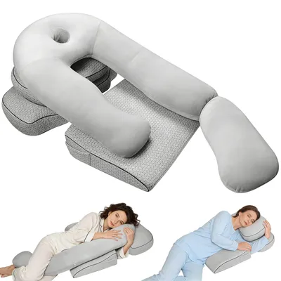 Produktbild von Ergonomisches 3-in-1 Körperkissen für Seitenschläfer - 140 cm