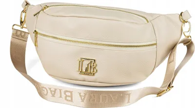 Produktbild von Laura Biaggi Beige Damentasche, Hüfttasche, Umhängetasche Mit Riemen