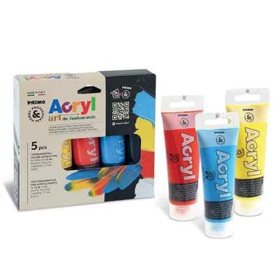 Produktbild von Primo 421TATM5, Multi, Acrylfarbe, Gel, 75 ml, 5 Stück(e)