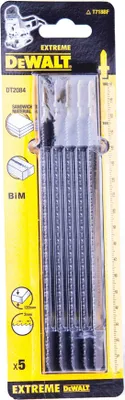 Zdjęcie produktu dla DeWALT DT2084-QZ, Ostrze wyrzynarki, Włókno szklane, Laminat, Stal nierdzewna, Dachówka, Szary, 14,8 cm, 2 mm, 12 cm