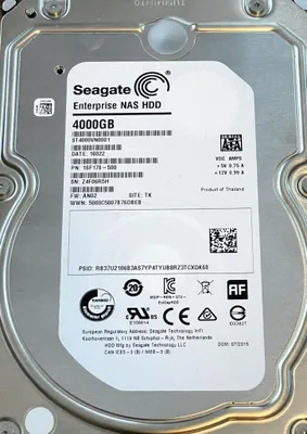 Produktbild von Festplatte Seagate 4TB ST4000VN0001 125 MB Cache Sata III 3,5" Zoll Enterprise