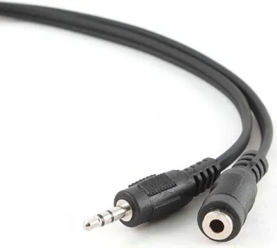 Zdjęcie produktu dla Gembird 1.5 m, 3.5mm/3.5mm, M/F, 3.5mm, Męska, 3.5mm, Żeńska, 1,5 m, Czarny
