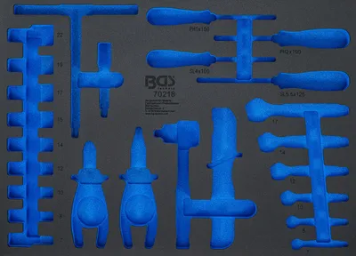 Produktbild von BGS technic Tool Tray 3/3, 222 mm, 222 g