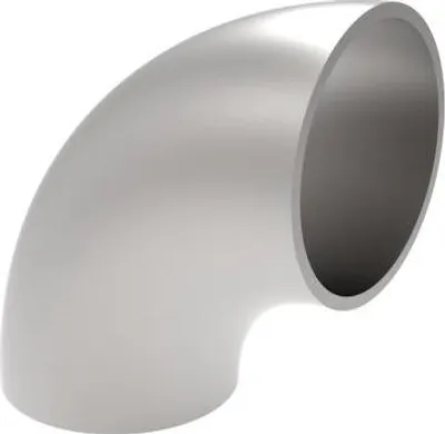 Produktbild von Edelstahl Schweißbogen 90° Handlauf Grif