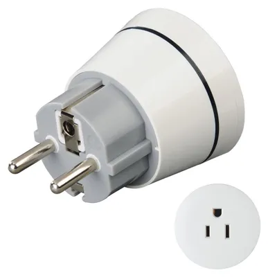 Obrázok produktu pre Hama 00223451, Priamy, Priamy, Typ E (FR), Typ F, Typ A, Typ B, 100 - 250 V, Biela