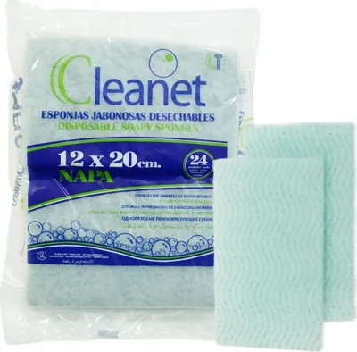 Zdjęcie produktu dla Gąbka do mycia Cleanet nasączona mydłem