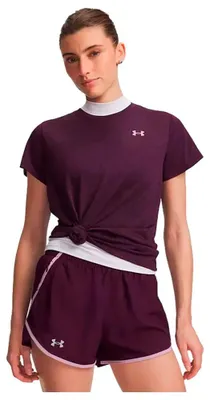 Produktbild von Under Armour Tech Pixelate Kurzarm-t-shirt Lila L Frau Lila L