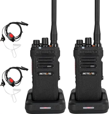 Produktbild von Retevis NR630 Walkie Talkie mit Großer Reichweite, 10W, Geräuschunterdrückung, 2800mAh, IP67 Wasserdichtes Funkgerät (2 Stück)
