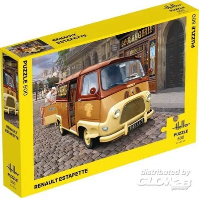 Produktbild von Heller 20743 Puzzle Renault Estafette - 500 Teile für Oldtimer-Fans